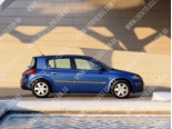 Renault Megane ll Sedan/Hatchback/Combi (02-08), Бокове скло права сторона 