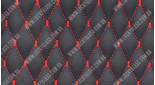 Ткань автомобильная PRIZMA 901 чорний (червона нитка)