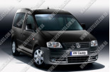 VW Caddy (04-), Бокове скло права сторона 