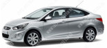 Hyundai Accent/Solaris (11-), Лобовое стекло