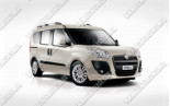 Fiat Doblo (10-), Заднє скло