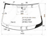 VW Jetta/Bora/Vento (05-10), Лобове скло