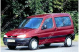 Peugeot Partner (96-), Боковое стекло левая сторона