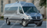 VW Crafter (06-), Бокове скло права сторона 