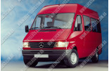 VW LT (высокий) (96-06), Бокове скло права сторона 