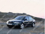 Skoda Superb (02-08), Боковое стекло левая сторона