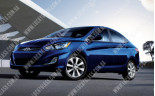 Hyundai Accent/Solaris (11-), Лобовое стекло