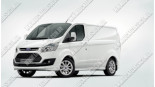 Ford Transit Custom (13-), Бокове скло права сторона 