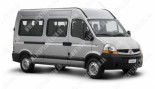 Nissan NV400 (10-), Бокове скло права сторона 