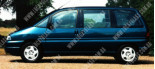 Fiat Scudo (96-06), Бокове скло ліва сторона