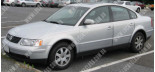 VW Passat B5/B5.5 (97-05), Бокове скло ліва сторона