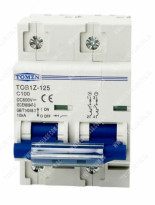 2P DC 600V MCB TOB1Z-125 100A