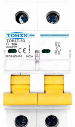 2P DC 600V MCB TOB1Z-63 16A