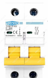 2P DC 600V MCB TOB1Z-63 20A
