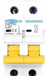 2P DC 600V MCB TOB1Z-63 32A
