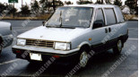 Nissan Prairie M10 (82-88), Лобове скло